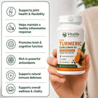Move More Comfortably with 1,000 mg Turmeric Curcumin