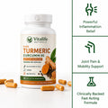 Move More Comfortably with 1,000 mg Turmeric Curcumin
